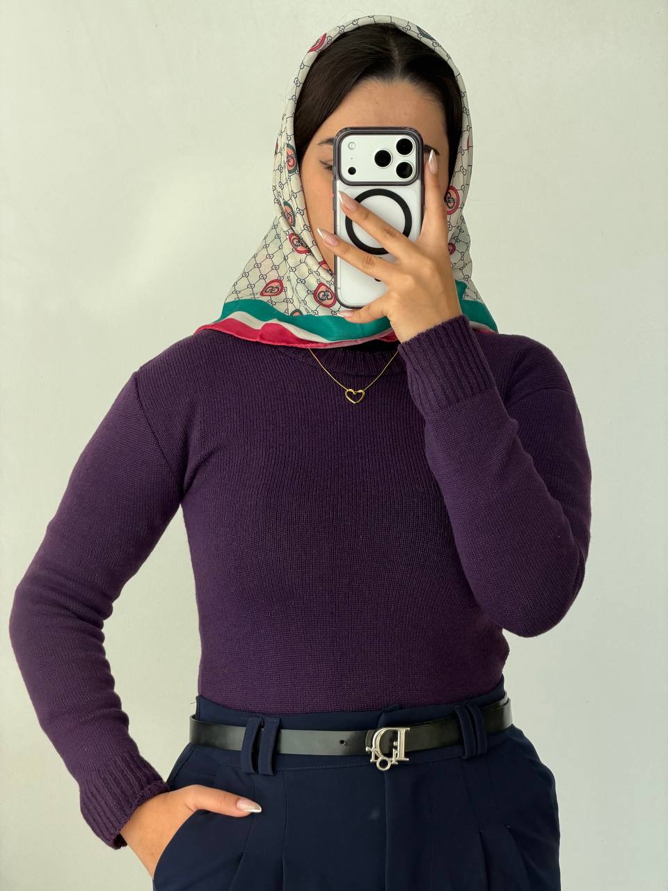 بافت یقه گرد دخترانه